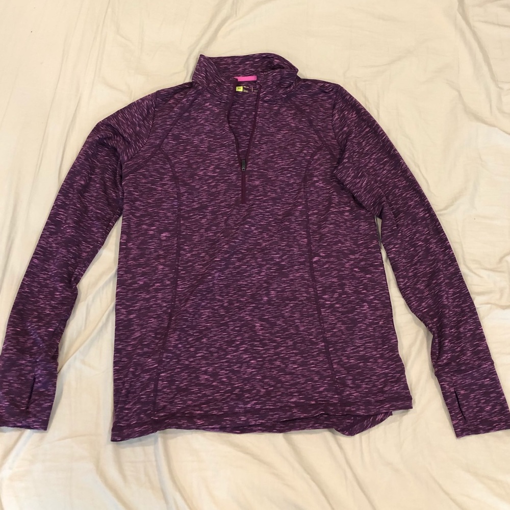 Purple Long Sleeve Running Shirt